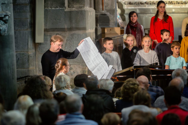 France, Le Bourget du Lac, 2023-04-29. La breche Festival - Allons z enfants - Prieure du Lac - Franck Krawczyk, Nelly Cottin. Photographie de Martin Noda / Hans Lucas