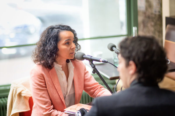 France, Aix-les-bains, 2023-04-28. La breche Festival - Matinale N1 - La rotonde - Dounia Acherar. Photographie de Martin Noda / Hans Lucas